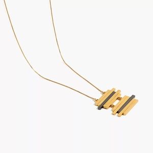 Madewell geostack necklace NWT